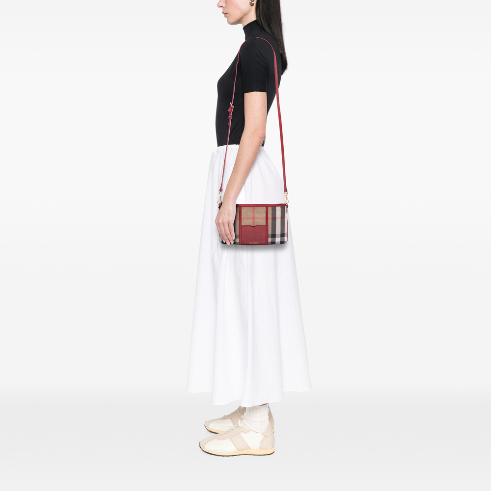 Pre-Loved Burberry House Check Canvas Crossbody - Picture 6 of 6